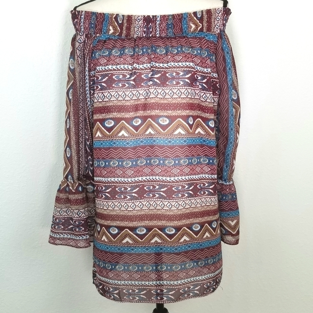 ALTAR'D STATE Tribal Print Lightweight Tun…